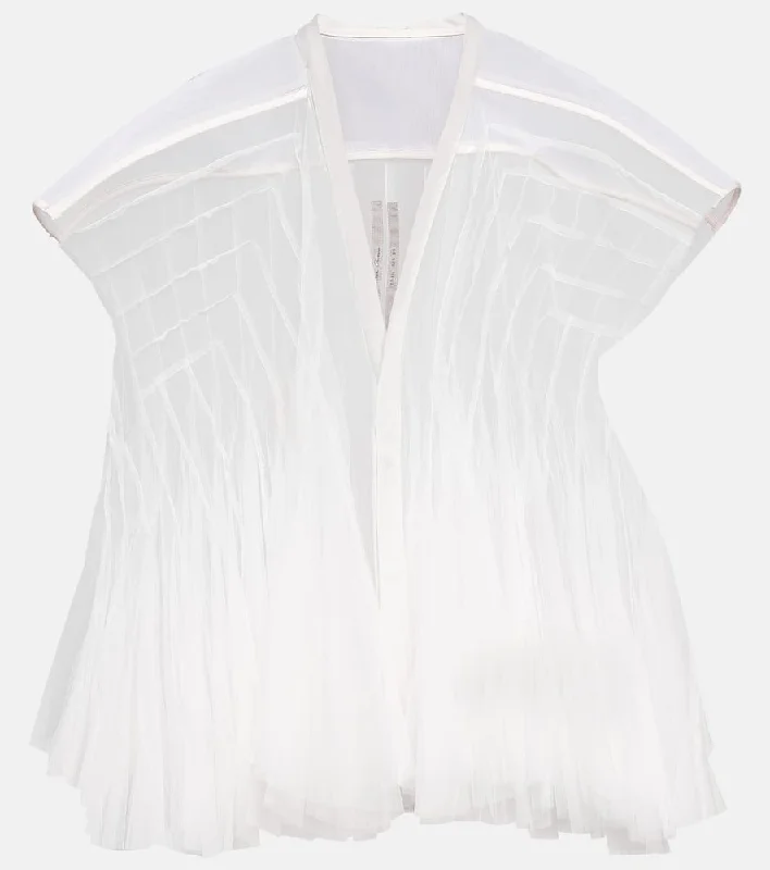 Rick Owens Tulle jacket Lace Jacket Ribbed Jacket Sequined Jacket
