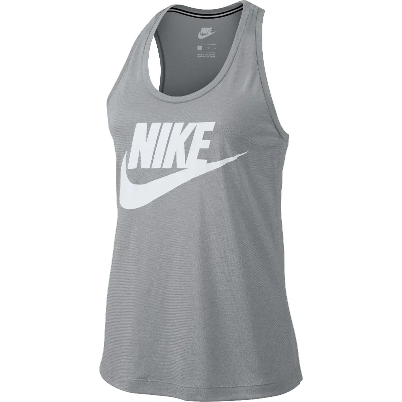 Nike NSW Essential Women's Tank Top Grey-White yoga tank top