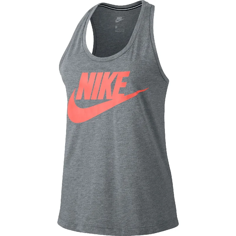 Nike NSW Essential Women's Tank Top Grey-Orange fitness tank top