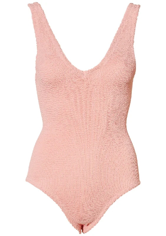 Sadie Swimsuit Peach Color-Block Bikini
