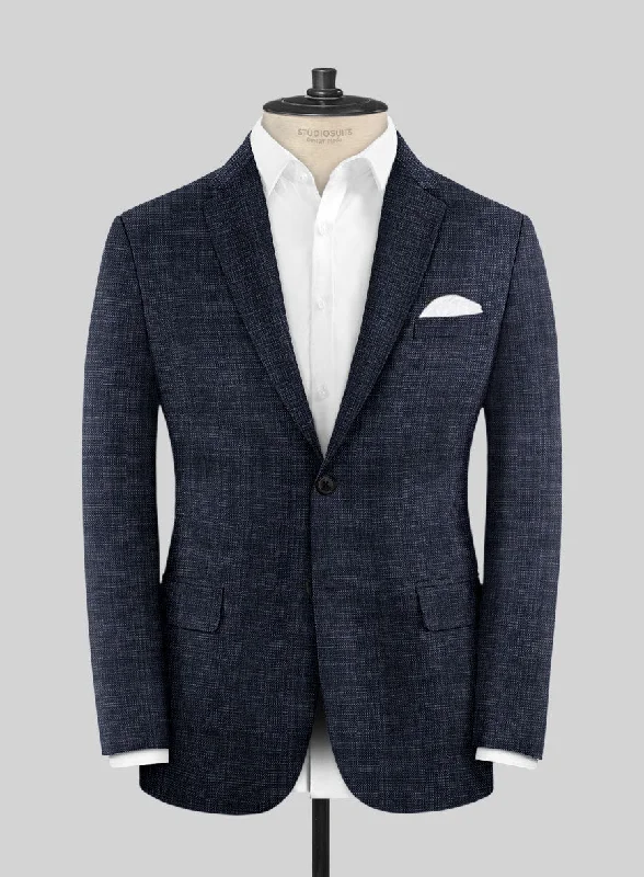 Reda Stibal Blue Checks Wool Jacket Jersey Jacket Tulle Jacket Batik Jacket