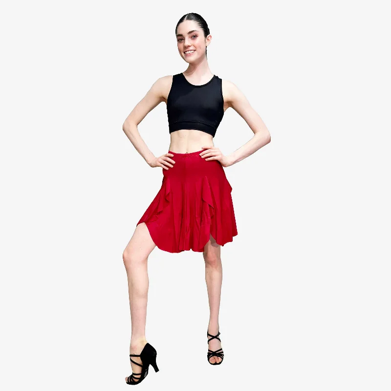 Waltz Ballroom Skirt - D383 wool skirt breathable