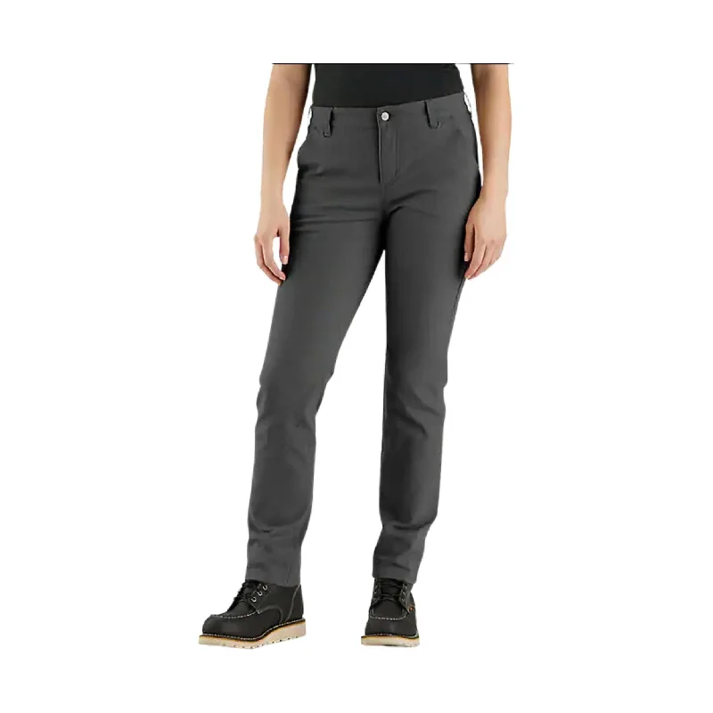 Carhartt Women's Rugged Relaxed Fit Canvas Work Pant - Shadow Comfortable Cargo Pants