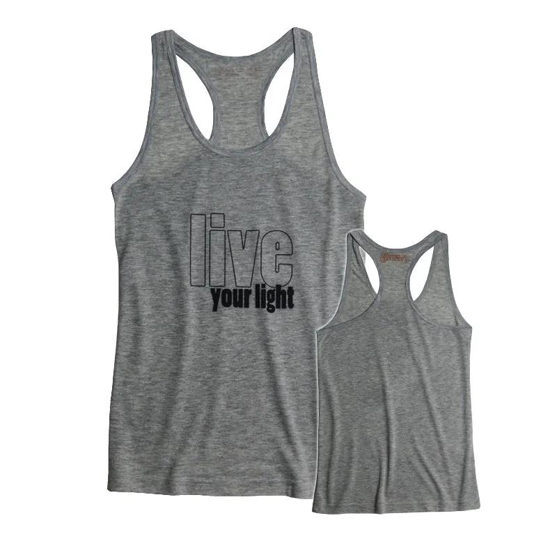 Santana “Live Your Light” Ladies Tank basic tank top