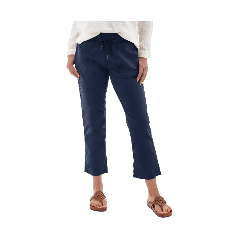 Aventura Women's Ballard Ankle Pant - Black Iris - ONLINE STORE CREDIT/EXCHANGE ONLY Stylish Elastic Waist Pants