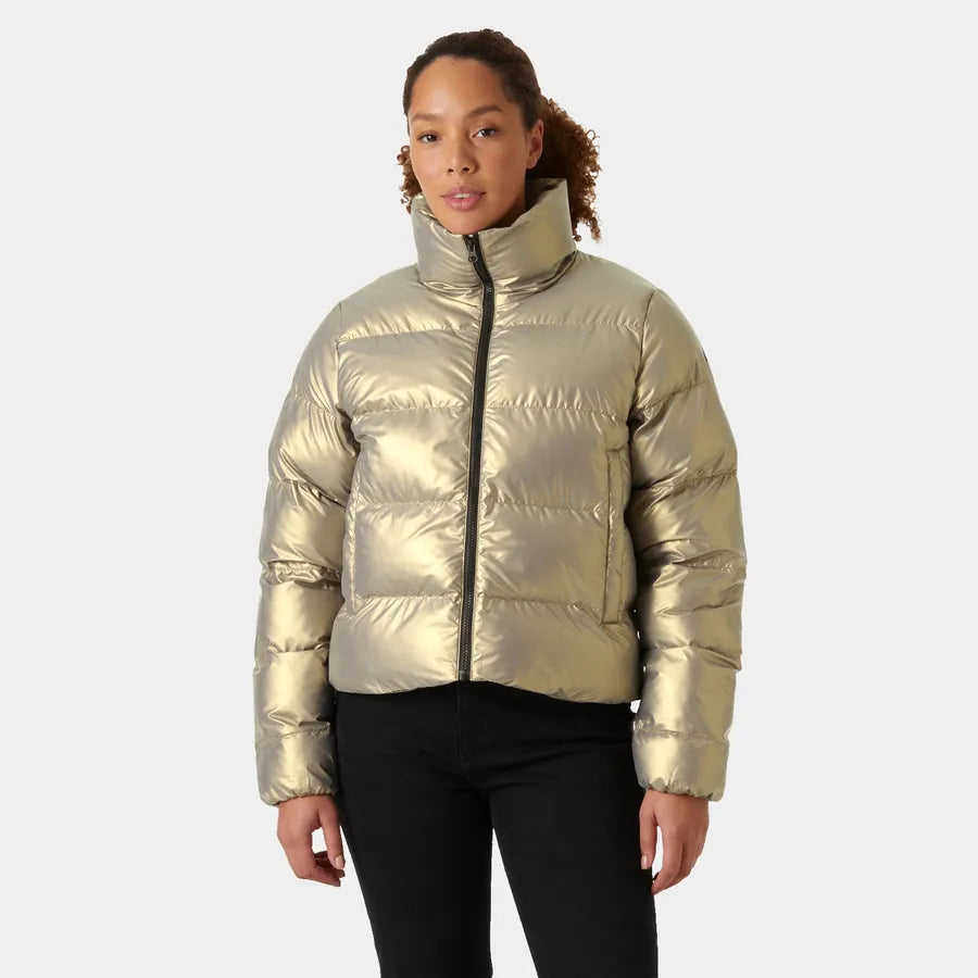Helly Hansen Jade Puffer Jacket Knit Fabric Woven Fabric Fleece Fabric