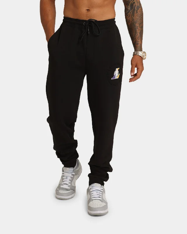 Hugo Boss X NBA Basic Jogg Los Angeles Lakers Sweat Pants Black Casual Plaid Pants