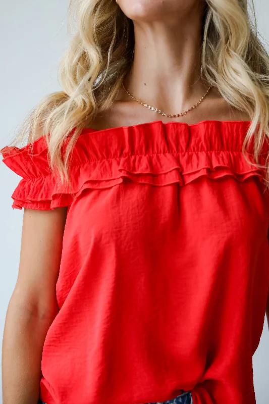 FINAL SALE - Iconic Bliss Ruffle Tank flirty tank top
