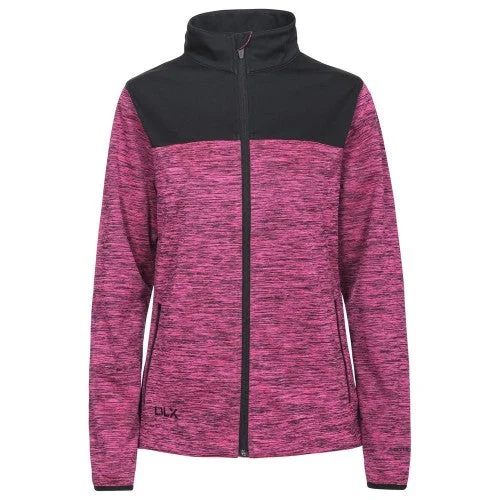 Trespass Womens/Ladies Laverne DLX Softshell Jacket Tiered Jacket Buttoned Jacket Zippered Jacket