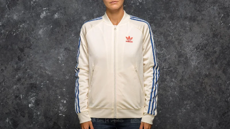 Adidas Women's Originals Embellished Arts SST Track Jacket Beige-Khaki Corduroy Jacket Velvet Jacket Brocade Jacket