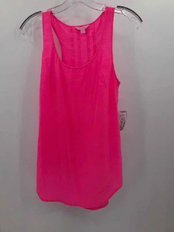 Pre-Owned Lilly Pulitzer Pink Size XS Tank Top glitter tank top
