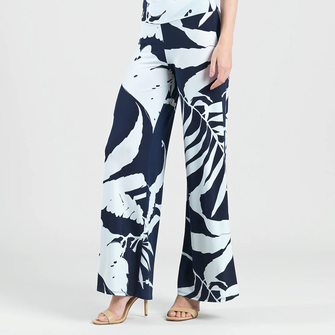 Palazzo Pant - Abstract Branch Soft Stretch Pants