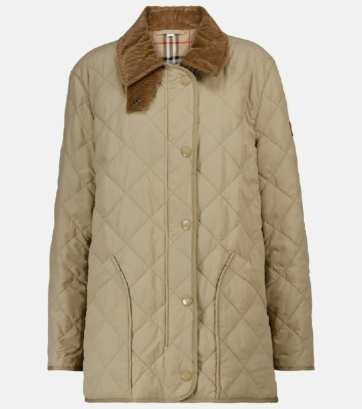 Burberry Quilted jacket Belted Jacket Elasticated Jacket Padded Jacket