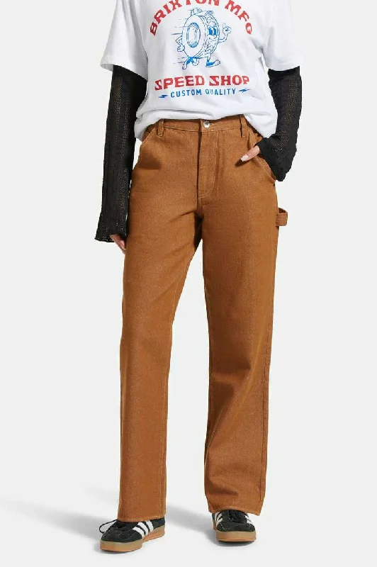 Essex Painter Pant - Washed Copper Cozy Maternity Pants