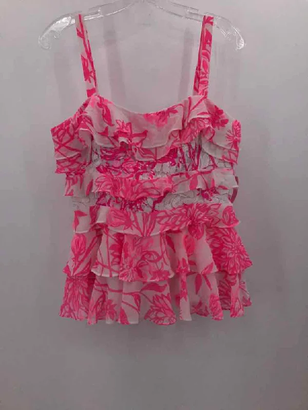 Pre-Owned Lilly Pulitzer Pink Size 8 Tank Top comfortable tank top
