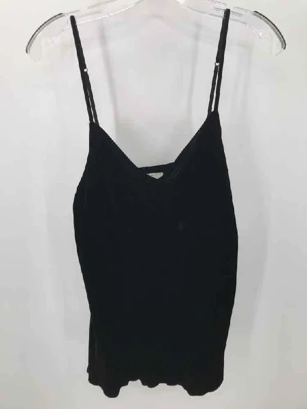 Pre-Owned Joie Black Size Small Velvet Tank Top vibrant tank top