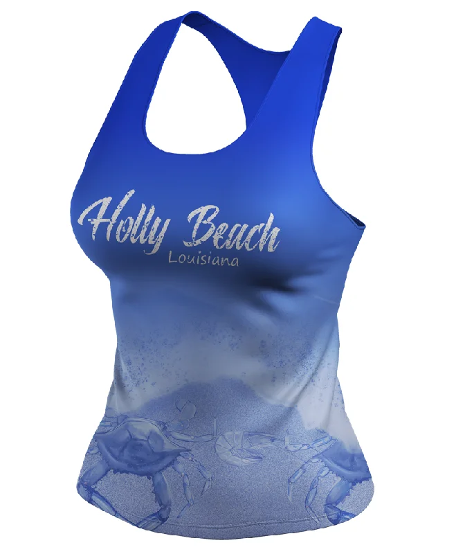 Holly Beach Tank Blue striped tank top