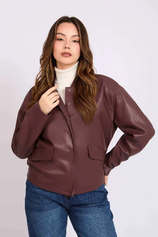 Women Regular Fit Jacket - Red Striped Jacket Polka Dot Jacket Floral Jacket