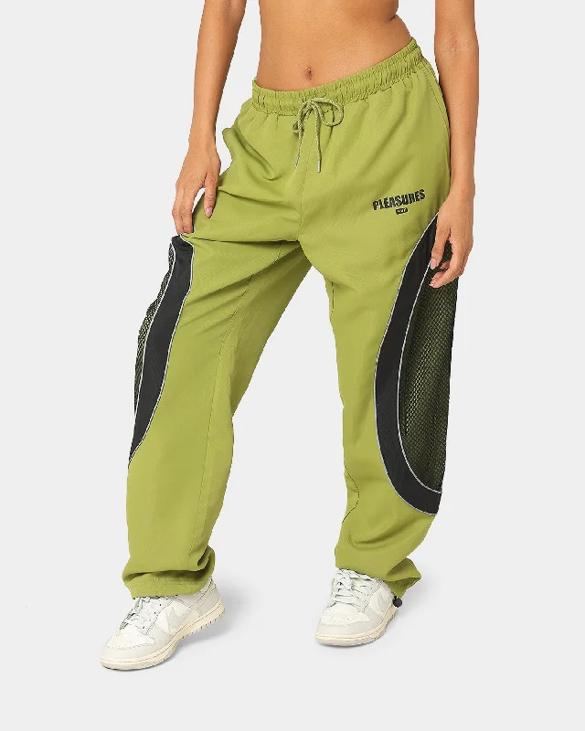 HUF X Pleasure Darton Track Pants Green Comfortable Maternity Pants