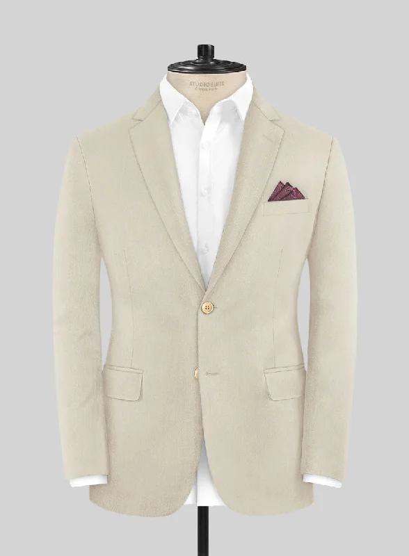 Caccioppoli Sun Dream Fawn Wool Silk Jacket Chenille Jacket Brocade Jacket Lace Jacket