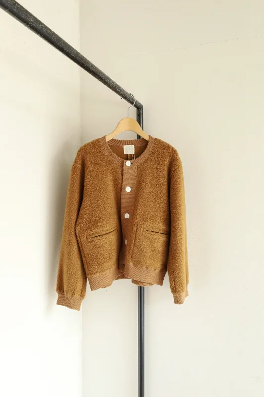 jonnlynx boa cardigan Fleece Cardigan Nylon Polyester