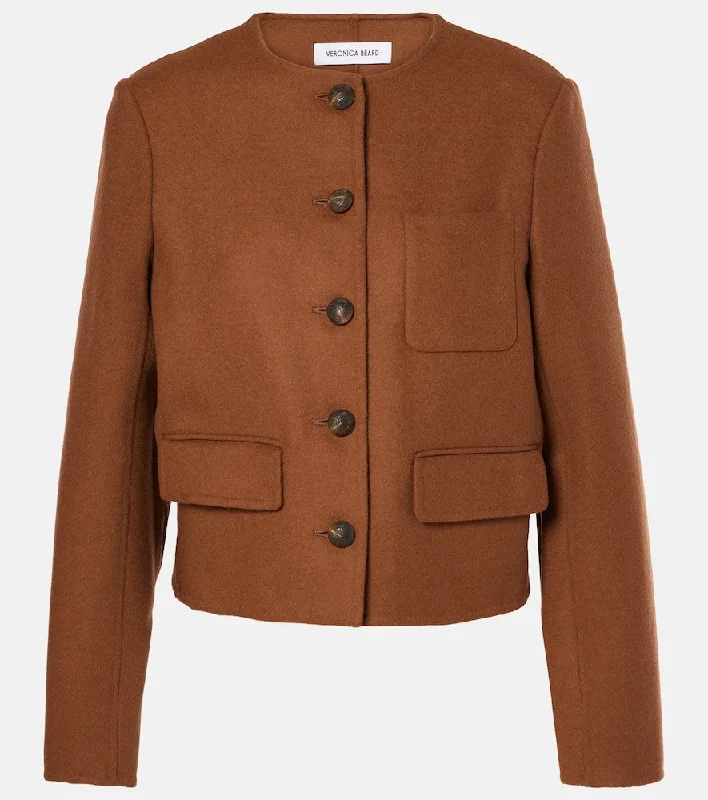 Veronica Beard Lyssa wool-blend jacket Fleece Jacket Down Jacket Feather Jacket