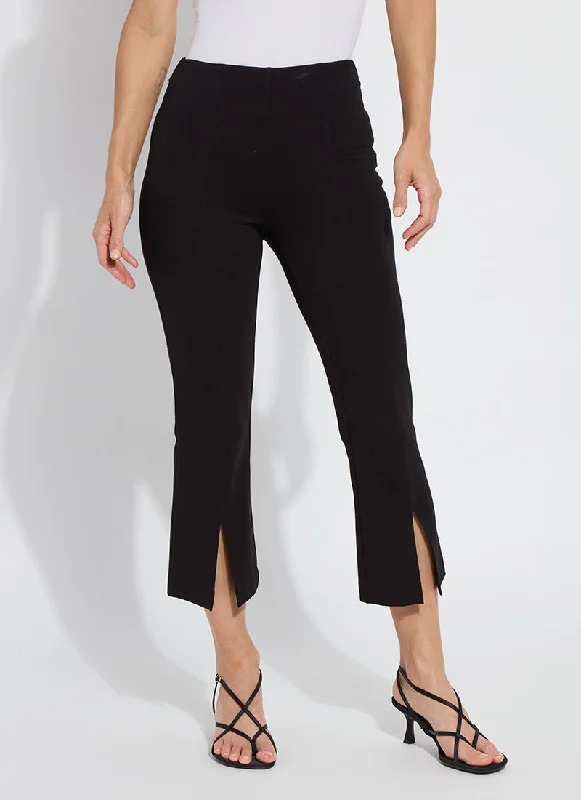Chantae Split Ankle Flare Pant Elegant Silk Pants