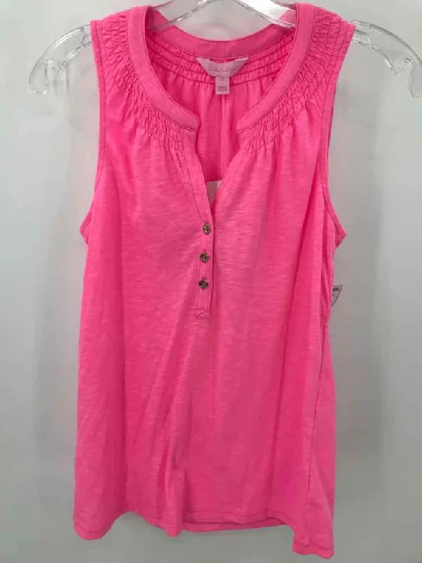 Pre-Owned Lilly Pulitzer Pink Size XS Tank Top stylish tank top