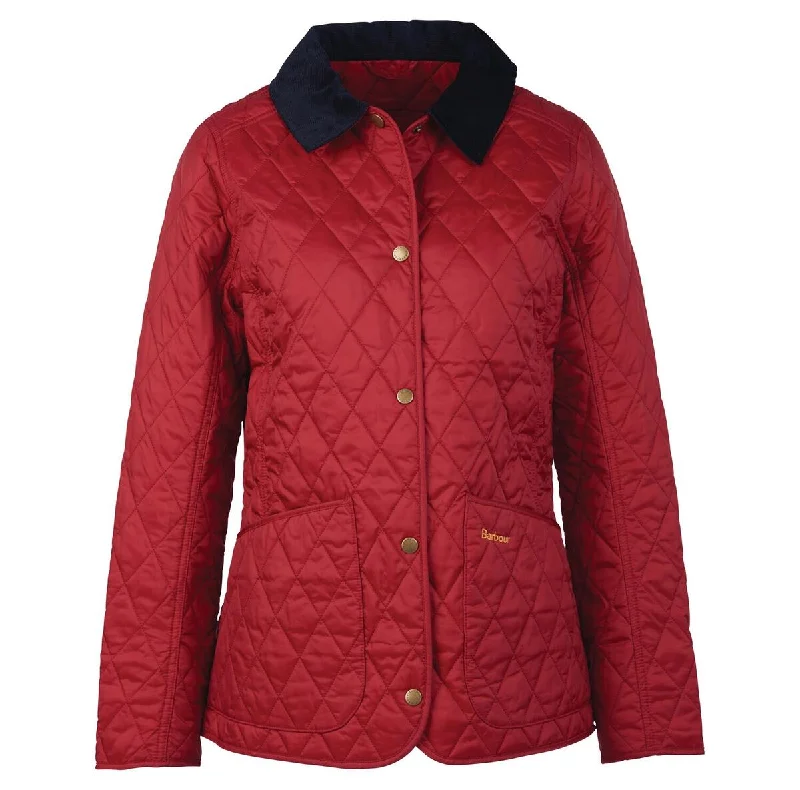 Barbour Annandale Ladies Quilted Jacket Hoodie Zip-Up Jacket Button-Up Jacket