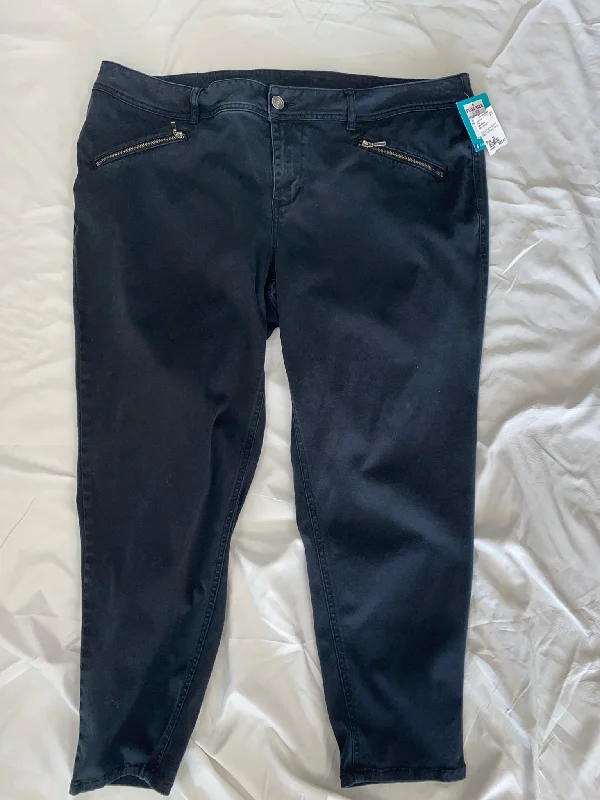 Size 24 Lane Bryant Black Women's Pants Stylish Harem Pants
