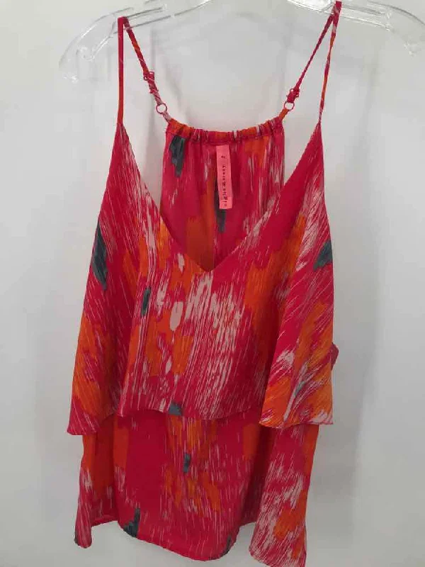 Pre-Owned Eight Sixty Pink Size Medium Printed Tank Top sage tank top