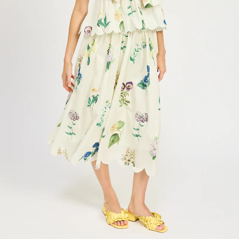 Ashley Belted Midi Skirt summer skirt style
