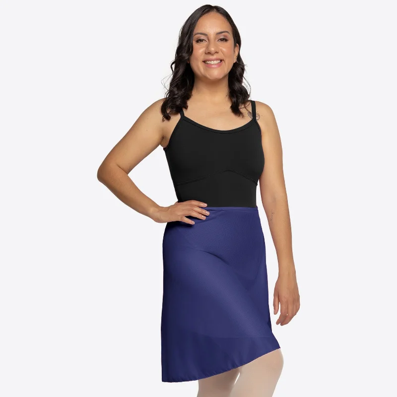 Camille Curvy Wrap Skirt - SL234 velvet skirt glossy