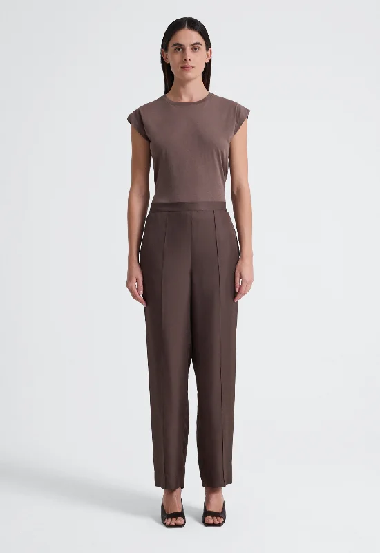 Lane Silk Pant - Bear Comfy Cargo Trousers