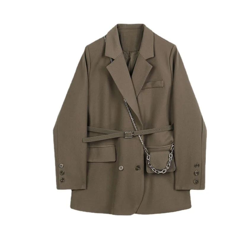 Vy1147 2022 spring autumn winter women casual Ladies work wear nice Jacket woman female OL blazer women coats Snapped Jacket Toggled Jacket Drawstring Jacket