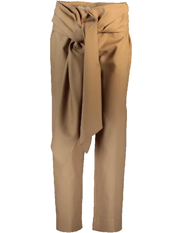 Twill Pant High-Waist Jeans