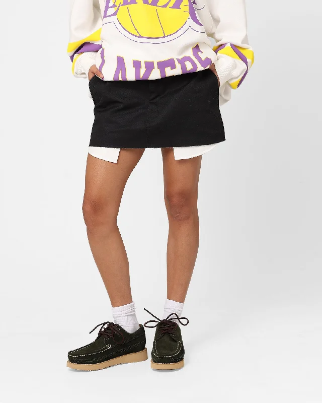 Dickies Women's 874 Mini Skirt Black denim skirt durable