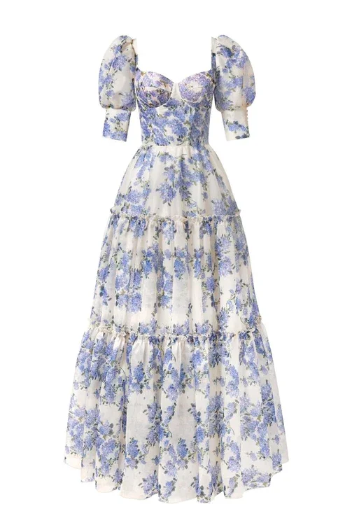 Elegant Sweetheart Short Sleeves A-Line Long Party Dress,DP1927 Tunics Fleece cozy