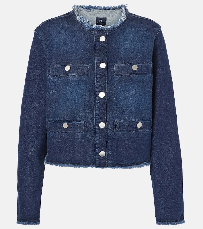 AG Jeans Denim jacket Denim Fabric Leather Fabric Suede Fabric