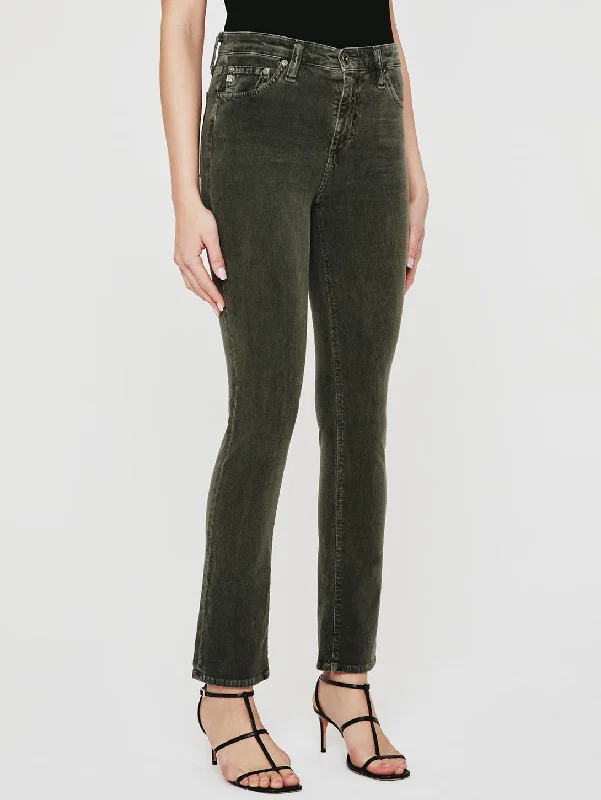 Mari Mid Rise Corduroy Pant Casual Skinny Fit Pants