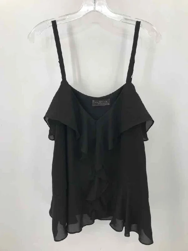 Pre-Owned Maverick Collection Black Size Large Tank Top ribbed tank top