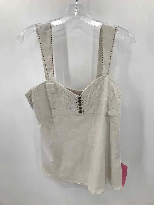 Pre-Owned Tibi Ivory Size 10 Tank Top tie dye tank