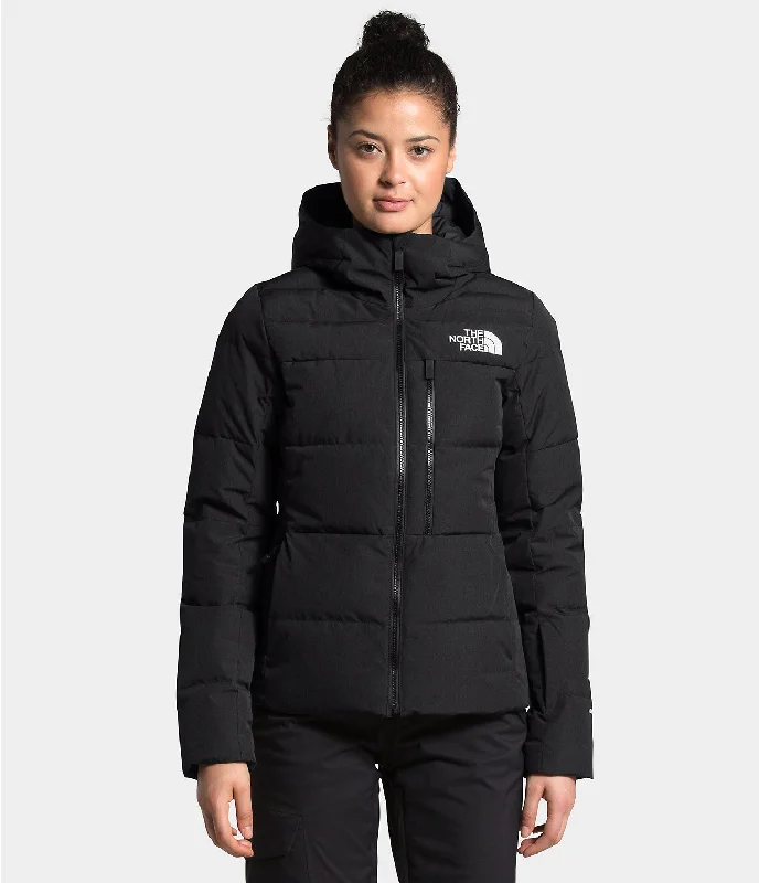 The North Face Women's Heavenly Down Jacket Ribbed Jacket Pleated Jacket Ruffled Jacket
