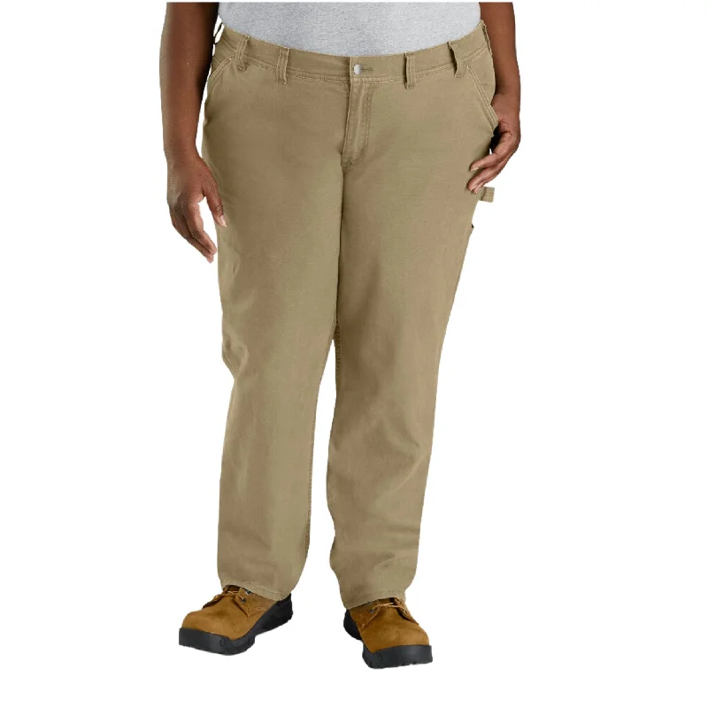 Carhartt Women's Original Fit Crawford Pant - Dark Khaki - ONLINE STORE CREDIT/EXCHANGE ONLY Cozy Jogger Leggings