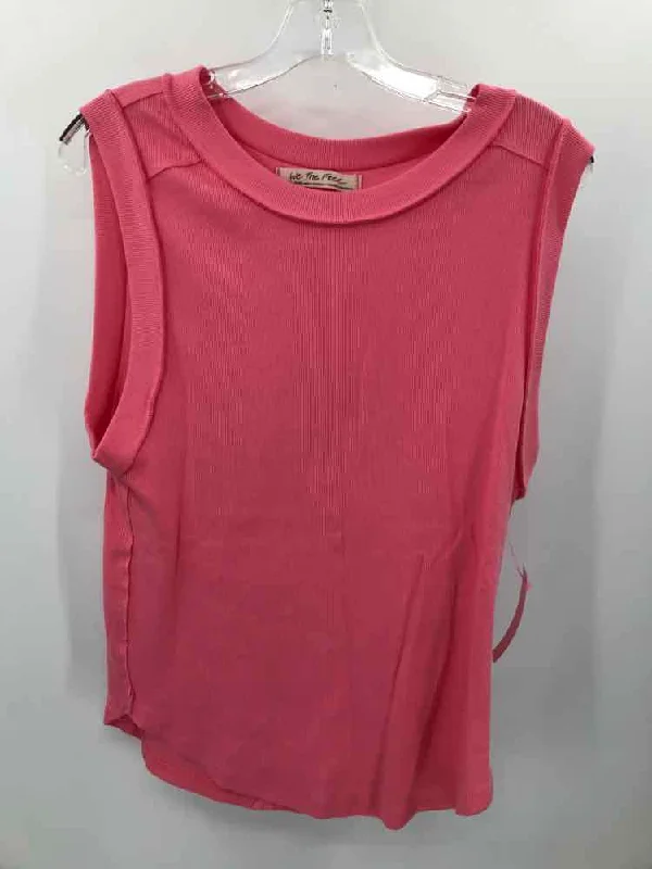 Pre-Owned Free People Pink Size XL Tank Top adorable tank top