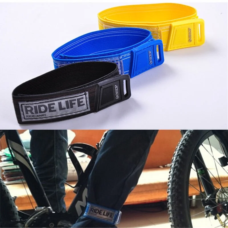 Night Safety Running Bicycle Cycling Safety Reflective Leg Pants Band Clip Strap Bicycle Strap Gaiter Bandageive Tape Cozy Maternity Pants