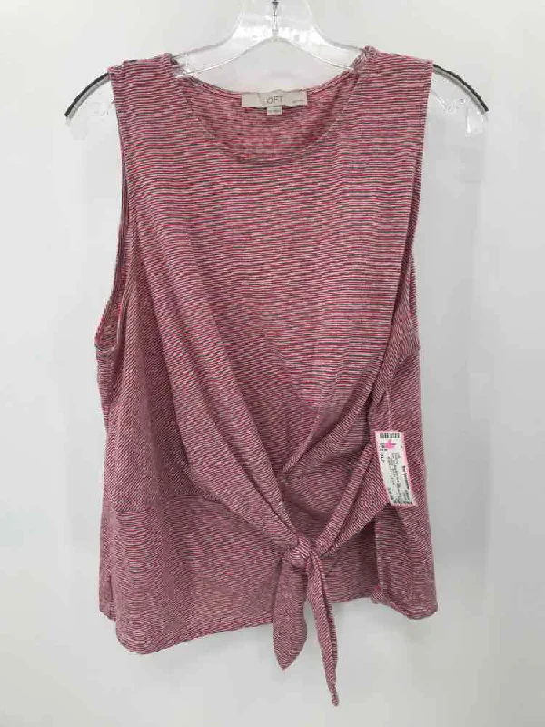 Pre-Owned Loft Red Size XLP Tank Top slim fit tank