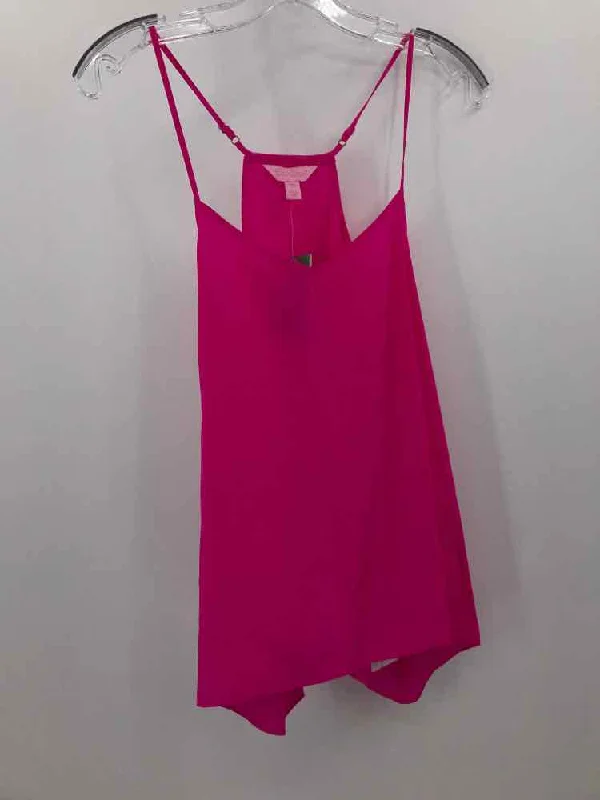 Pre-Owned Lilly Pulitzer Pink Size XXS Printed Tank Top summer tank top