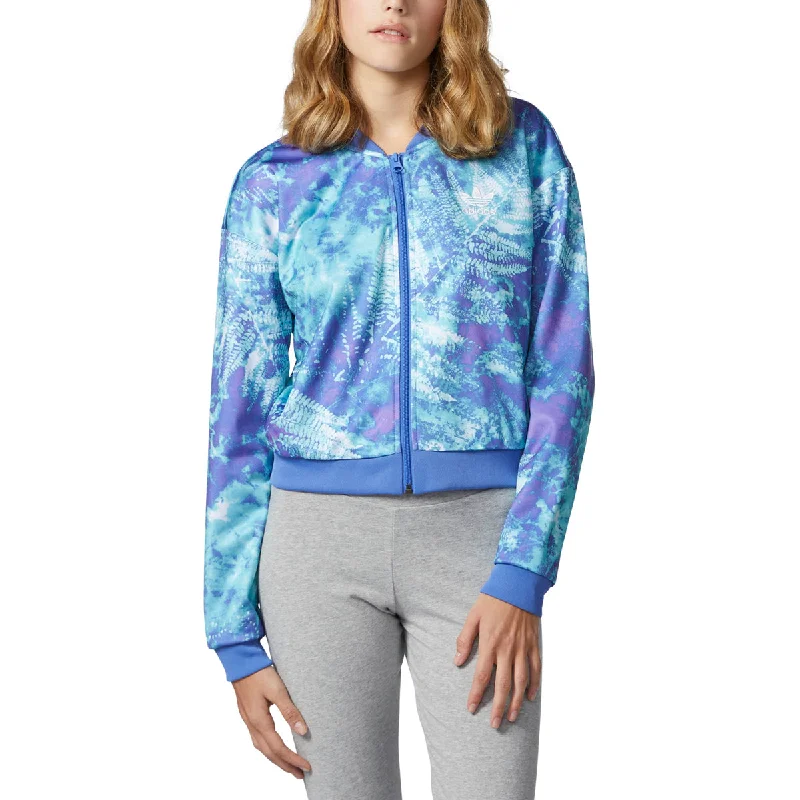 Adidas Women's Originals Ocean Elements Crop Track Jacket Multicolor Plaid Jacket Tartan Jacket Houndstooth Jacket Adidas Women's Originals Ocean Elements Crop Track Jacket Multicolor Plaid Jacket Tartan Jacket Houndstooth Jacket
