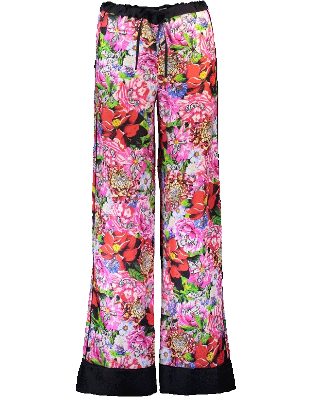 Macaw Floral Drawstring Pant Stylish Harem Pants